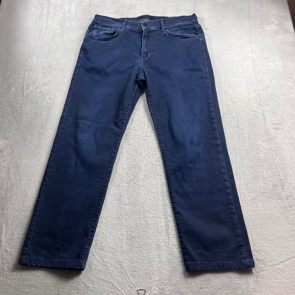 Joes Jeans The Brixton Adelmo Straight Narrow Leg Mens 33 Dark Indigo Blue Denim